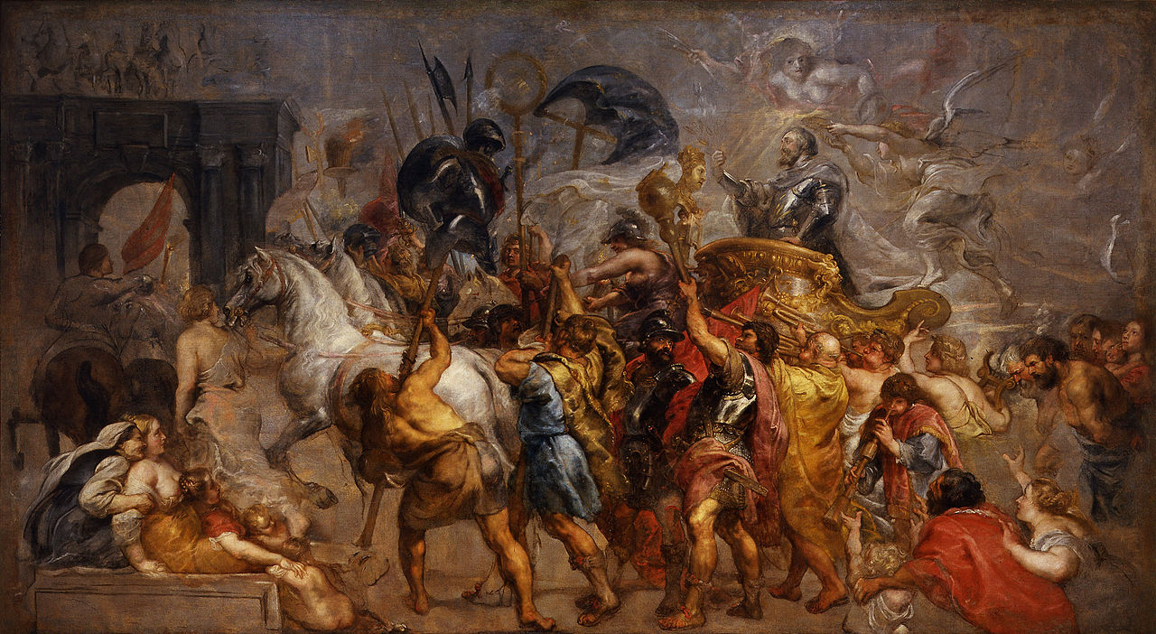 Rubens - Wejscie Henryka IV do Paryza