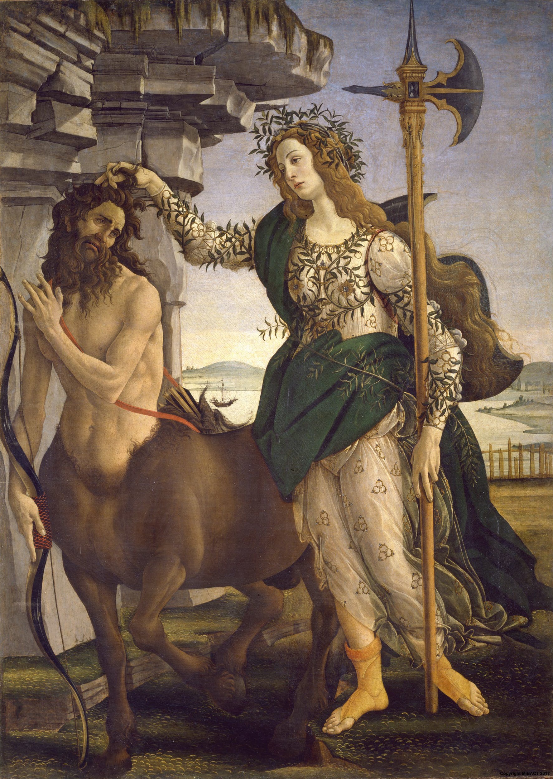 Botticelli, Pallas Atena i centaur