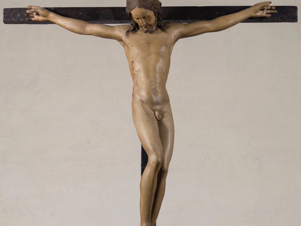 Michał Anioł, drewniany krucyfiks, Florencja