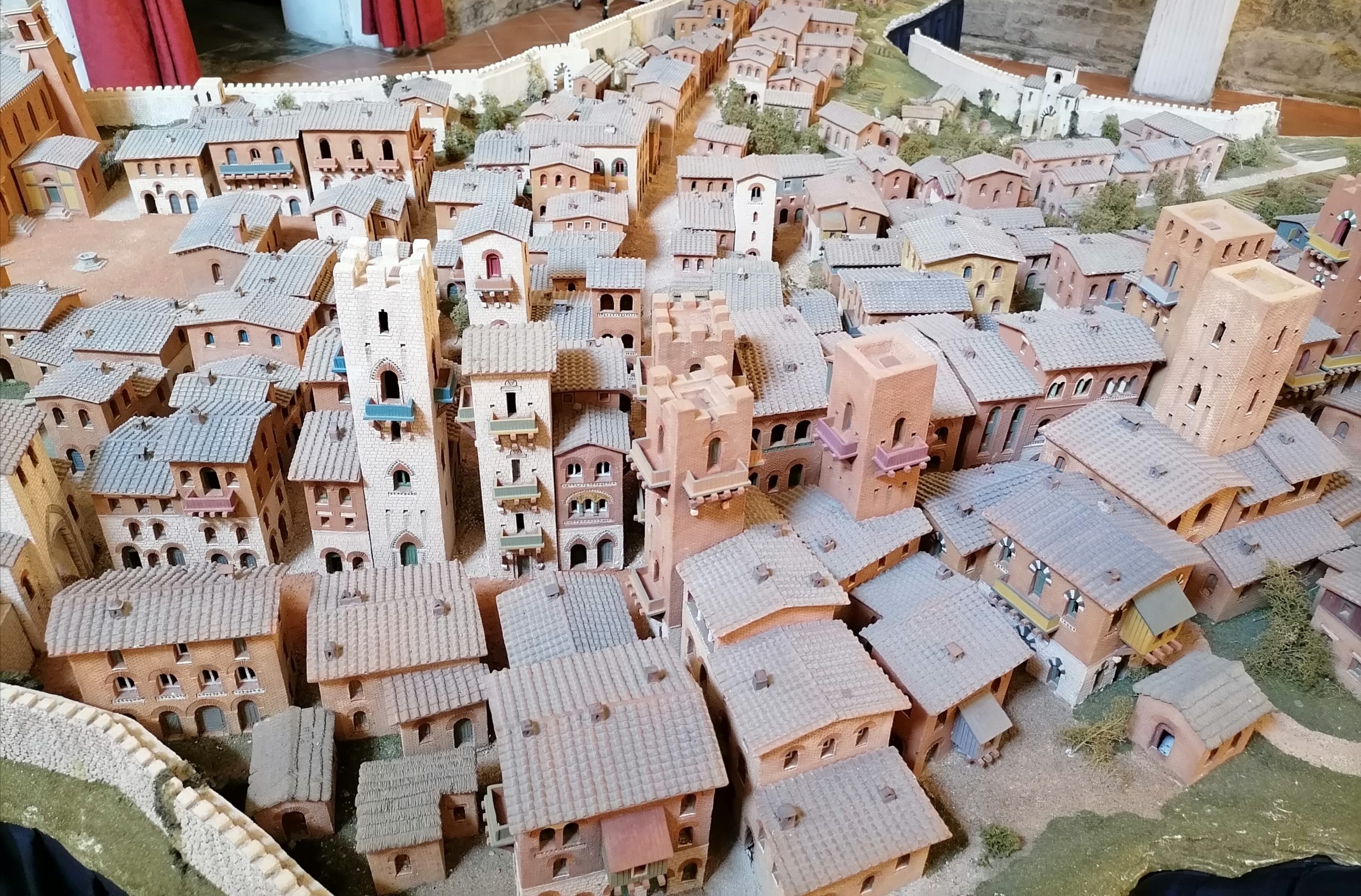 Model miasta San Gimignano