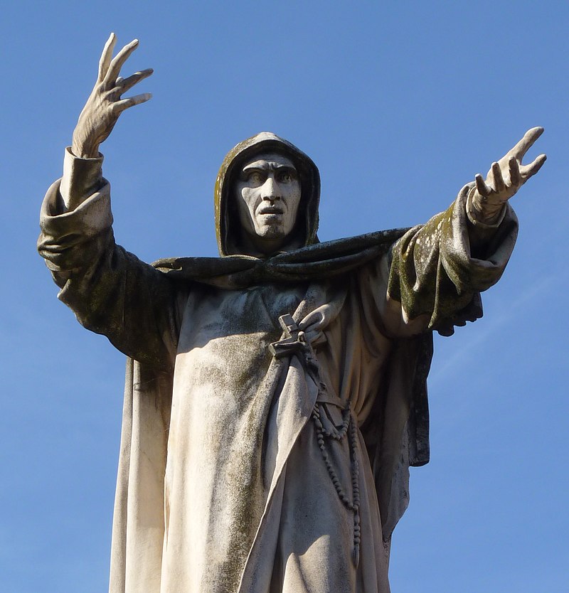 Girolamo Savonarola, Pomnik w Ferrara
