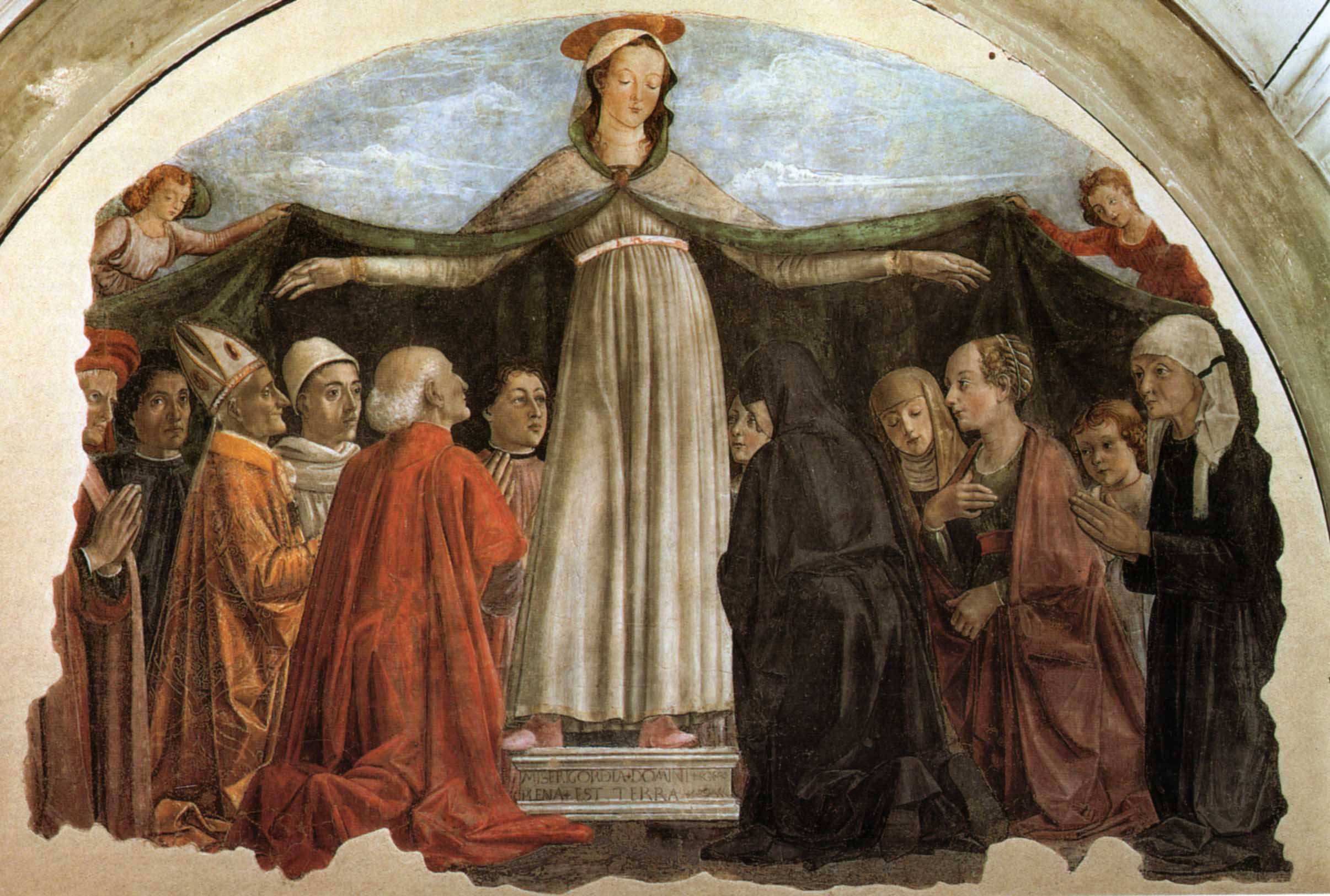 Domenico Ghirlandaio, Madonna della Misericordia, Florencja