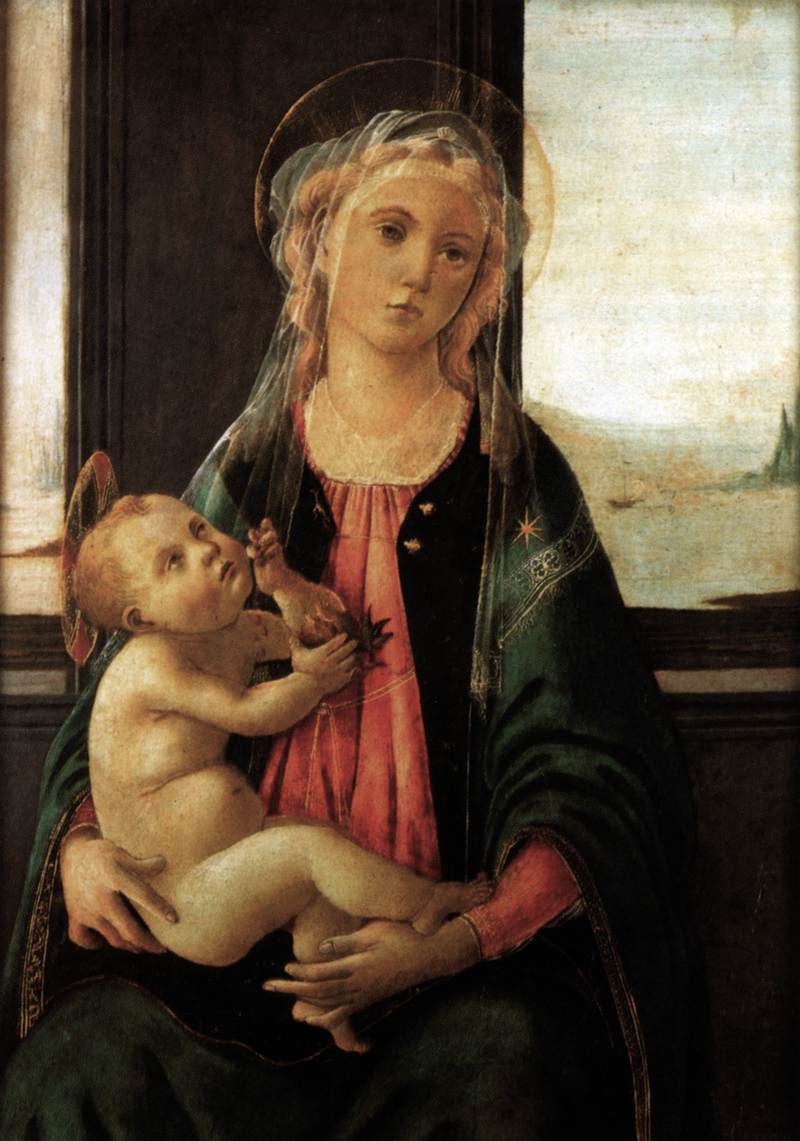 Sandro Botticelli, Madonna morza, Akademia, Florencja, Madonna del mare