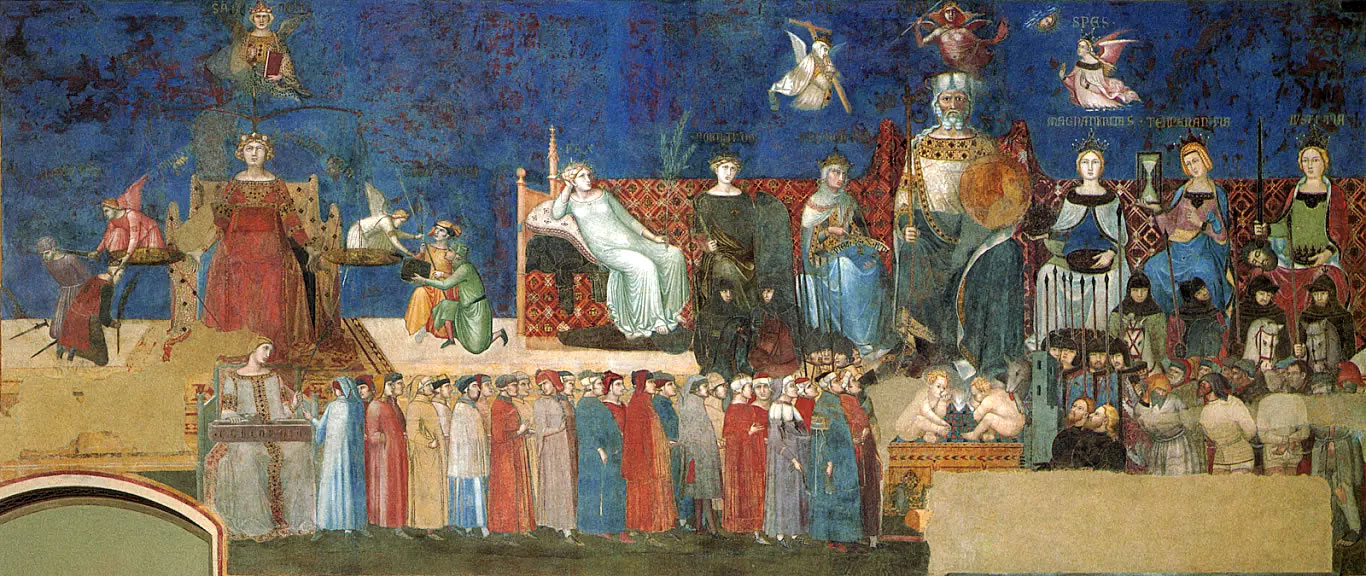 Alegoria Dobrych Rządów, Siena, Pałac Publiczny