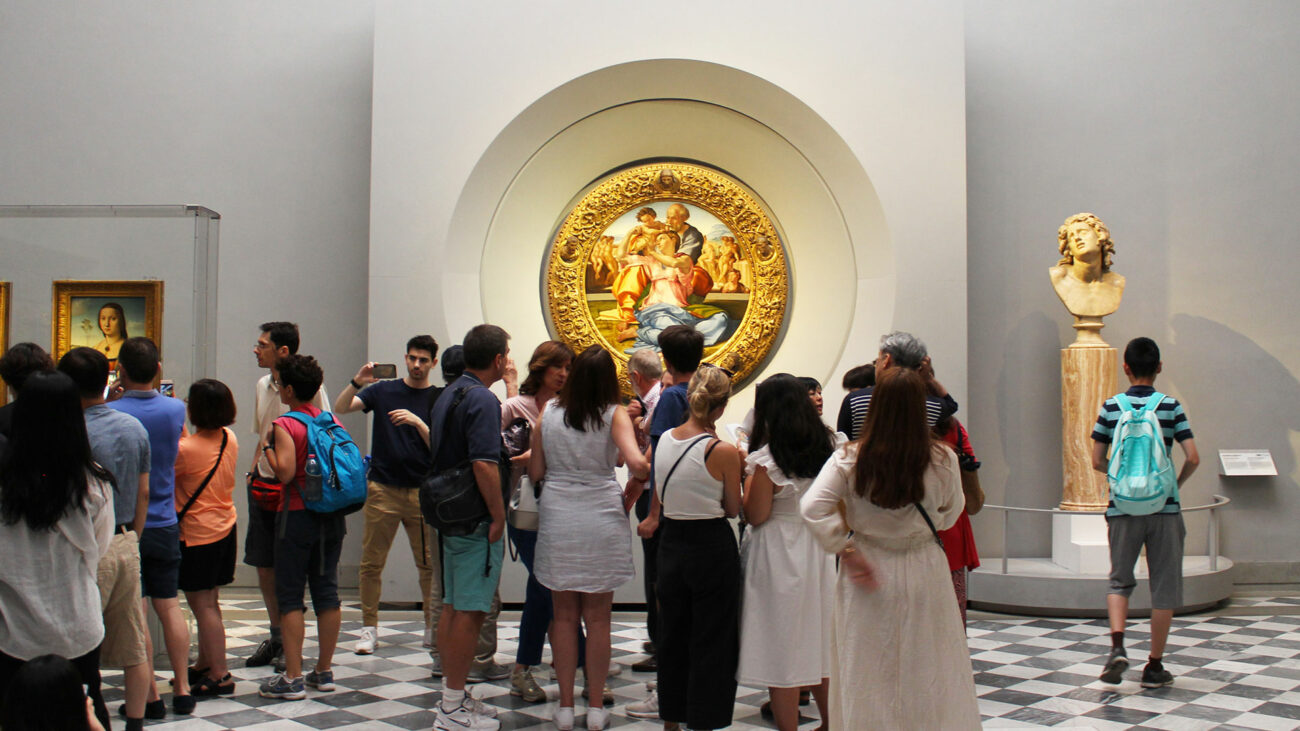 Galeria Uffizi Tondo Doni Michelangelo