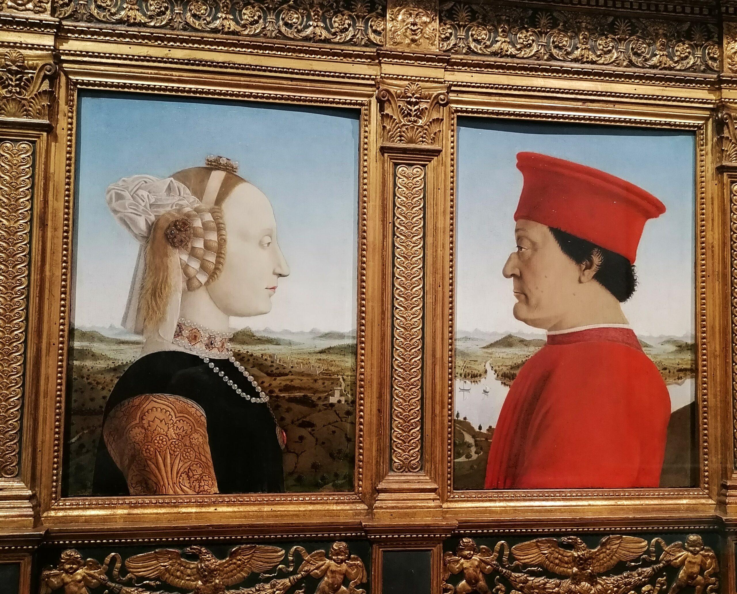 Uffizi co zobaczyć, portret duków, Piero della Francesca